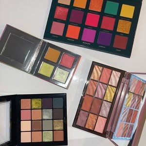 Colorful eyeshadow palette bundle